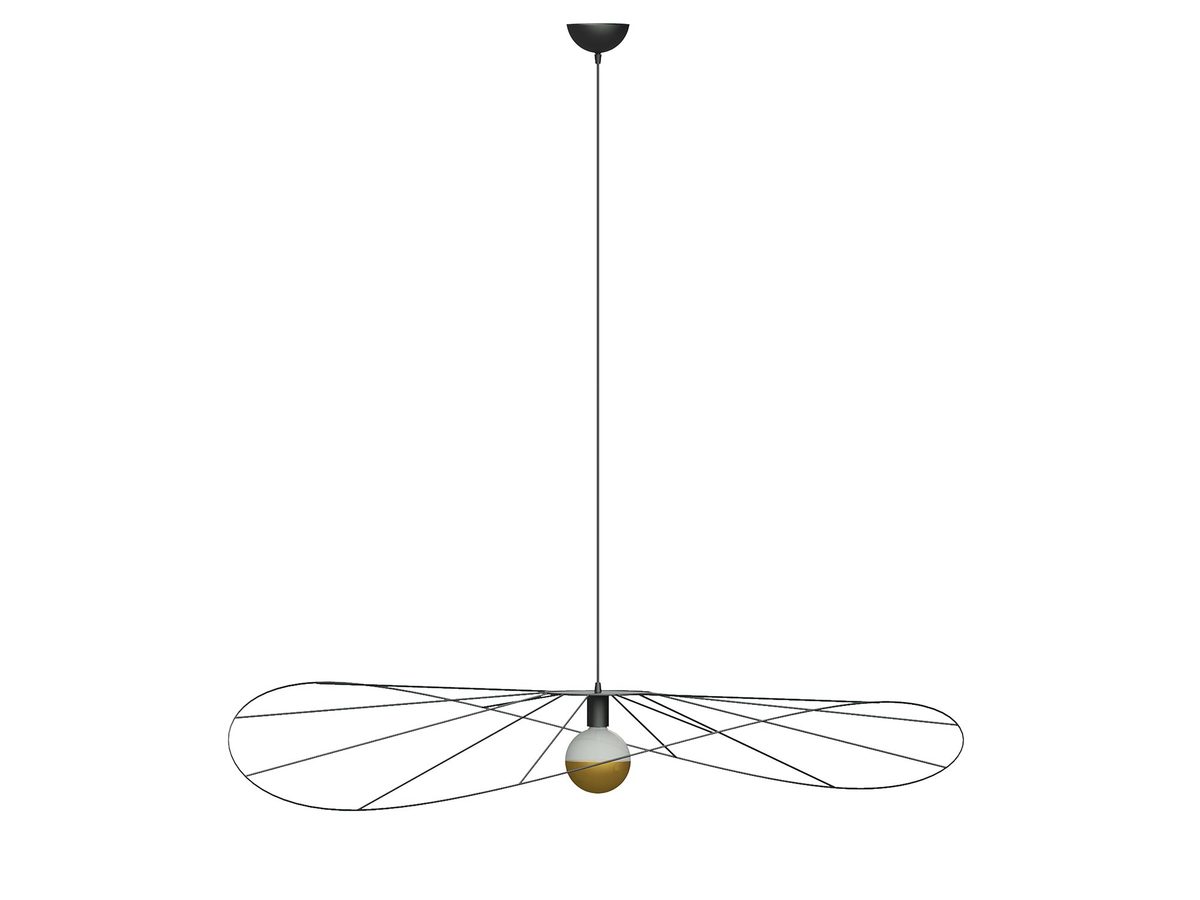 Lampa Wisząca TITANIA 110 Czarny Asymetryczny Kształt