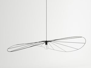 Miniaturka 1 - Lampa sufitowa z metalową ramą, elegancki design, nowoczesne wnętrza