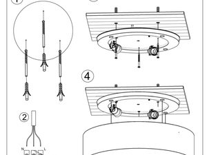 Miniaturka 20 - Instrukcja montażu plafonu sufitowego typu bęben ze schematem