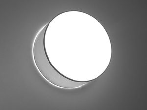 Miniaturka 6 - Okrągły kinkiet ścienny w minimalistycznym stylu