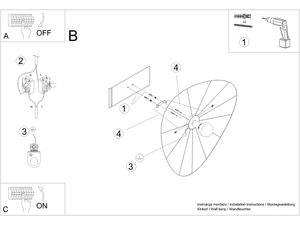 Miniaturka 10 - Instrukcja montażu nowoczesnej lampy sufitowej