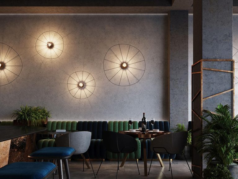 Industrialne wnętrze lokalu