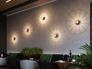 Miniaturka 5 - Techniczny schemat montażu lampy, okrągła forma, minimalistyczny styl