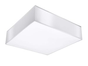 Miniaturka 7 - Plafon sufitowy biały kwadratowy z białym dyfuzorem LED