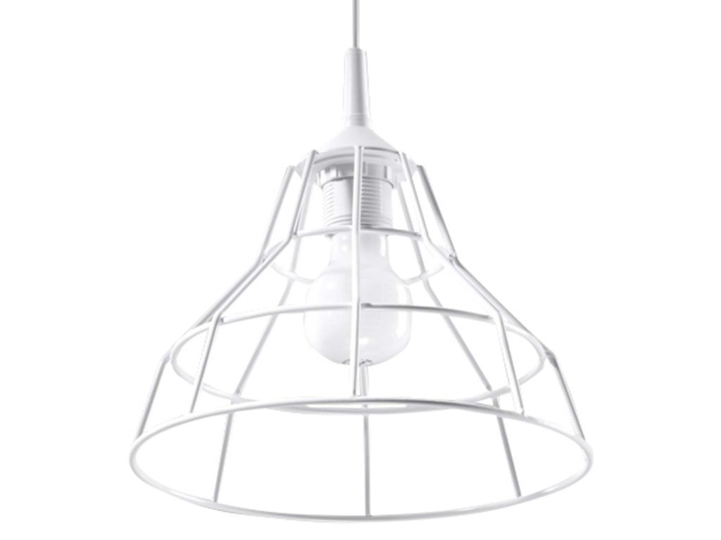 Neutralna Stalowa Lampa Wisząca EKLIPSA