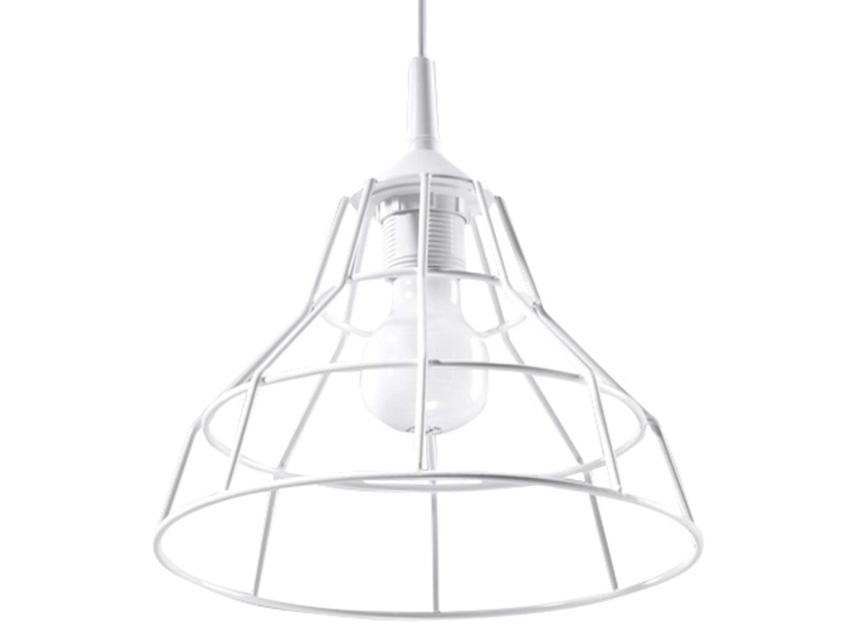 Neutralna Stalowa Lampa Wisząca EKLIPSA