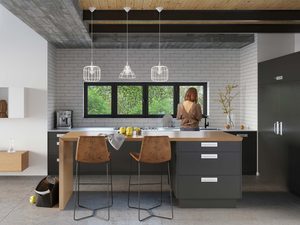 Miniaturka 9 - Neutralna Stalowa Lampa Wisząca EKLIPSA