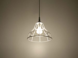 Miniaturka 3 - Neutralna Stalowa Lampa Wisząca EKLIPSA