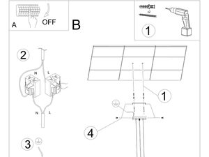 Miniaturka 8 - Instrukcja montażu czarnej lampy w stylu loftowym