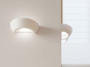 Miniaturka 6 - Minimalistyczny kinkiet ceramiczny LED w nowoczesnym korytarzu