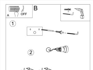 Miniaturka 8 - Instrukcja montażu kinkietu LED z montażem ściennym