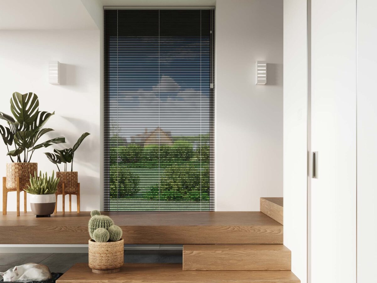 Przedpokój skandynawski z kinkietami