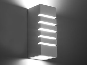 Miniaturka 3 - Kinkiet LED o nowoczesnym wyglądzie z pionowym żłobieniem