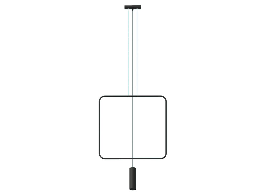RADIUS 1 Nowoczesna Lampa Wisząca z Stali