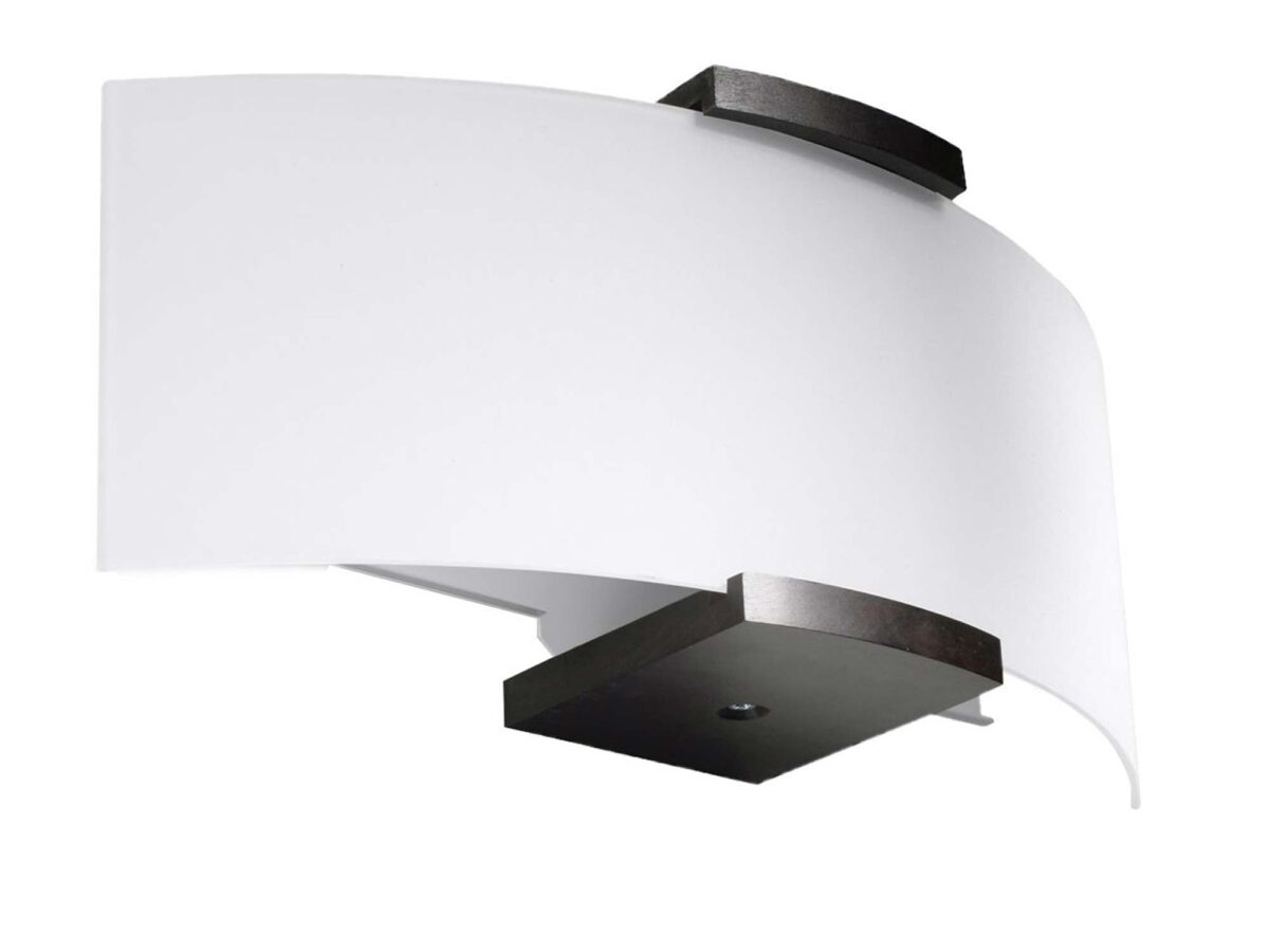 Ponadczasowy Kinkiet z Drewna i Szkła QUINTUS