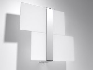 Miniaturka 1 - Lampa ścienna LED w stylu geometrycznym do nowoczesnego wnętrza