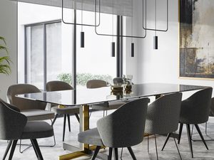 Miniaturka 2 - Nowoczesna lampa wisząca LED, czarny korpus, minimalistyczny styl