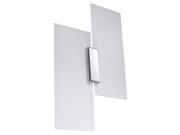 Ścienny kinkiet LED o wygiętej formie