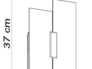 Miniaturka 6 - Rysunek kinkietu ściennego LED