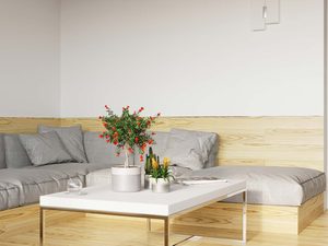 Miniaturka 5 - Efektowny kinkiet ścienny LED z geometrycznym światłem rozproszonym