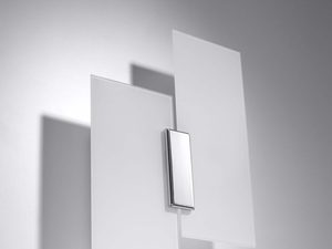 Miniaturka 1 - Kinkiet LED z białym kloszem