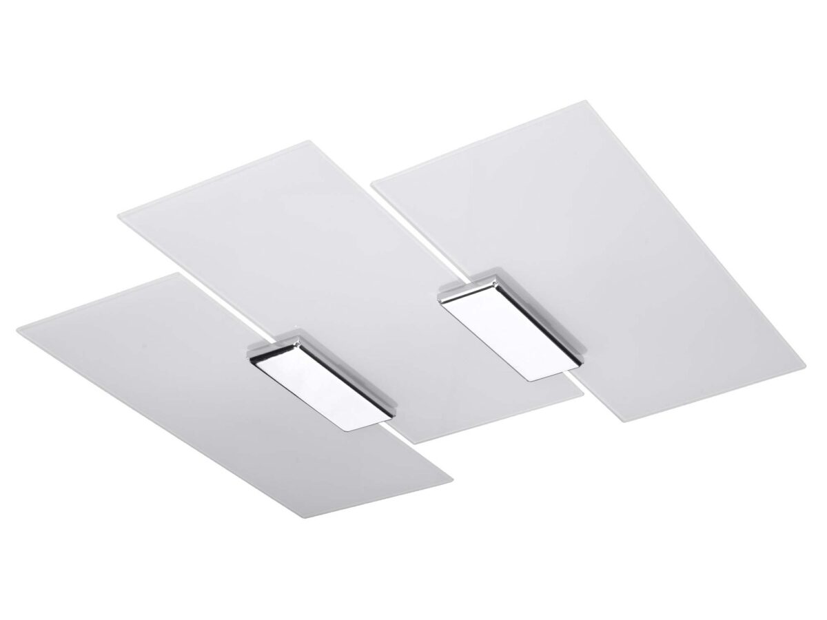 Stylowy Plafon Szkło-Stal VIVIDUS