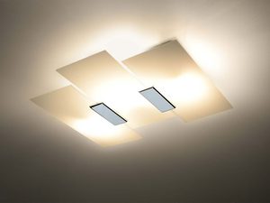 Miniaturka 2 - Designerski plafon LED o geometrycznym kształcie z efektem świetlnym