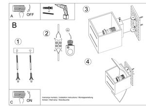Miniaturka 24 - Solidny Kinkiet z Kolekcji LUCERO Biały