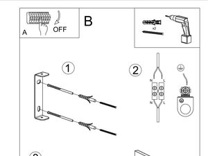 Miniaturka 7 - Techniczny schemat kinkietu LED o cylindrycznej konstrukcji