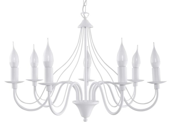 Klasyczny żyrandol 7-światłowy MELUSINA 7