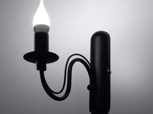 Miniaturka 6 - Eleganckie Wykończenie Metalowy Kinkiet MELUSINA