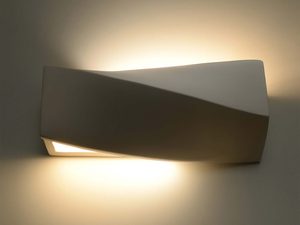 Miniaturka 2 - Designerski kinkiet LED o rzeźbiarskim kształcie – biały mat