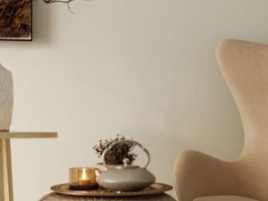 Miniaturka 6 - Jasny salon z kinkietem LED i skandynawskimi fotelami