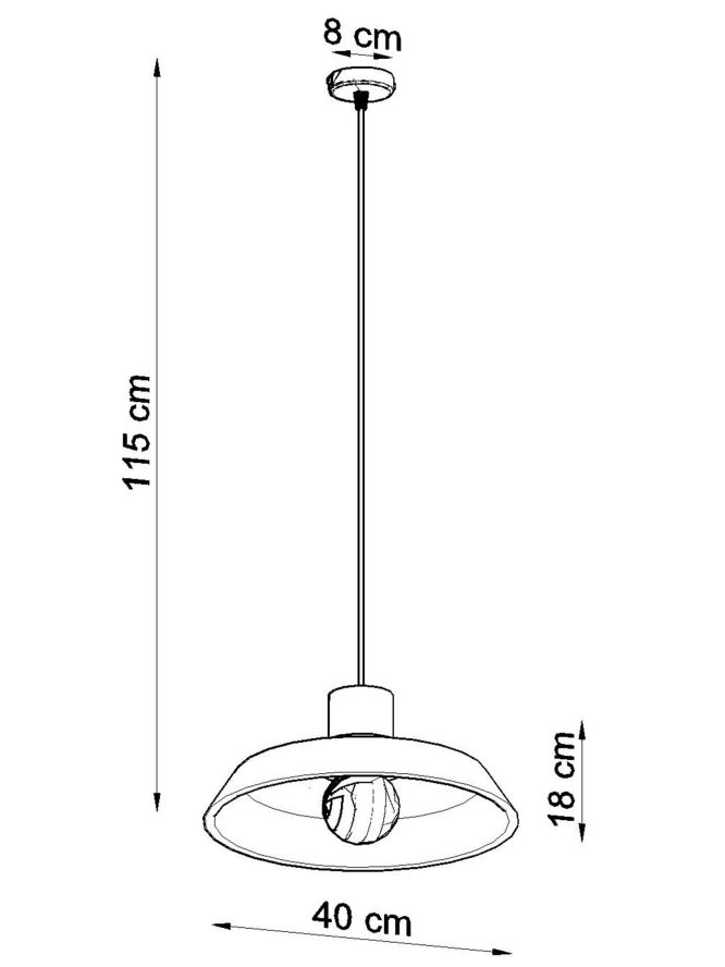 Modna Elegancja Lampy Wiszącej AKIRA