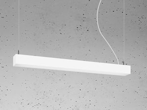 Miniaturka 2 - Nowoczesna lampa wisząca LED, elegancki styl do biura, biały korpus