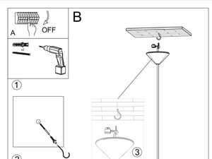 Miniaturka 14 - Instrukcja montażu lampy wiszącej drucianej cylindrycznej