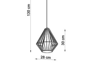 Miniaturka 13 - JASMIN Lampa wisząca Nowoczesny Styl Industrialny