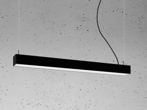 Miniaturka 8 - Lampa LED, czarna obudowa, prostokątny korpus, industrialny styl