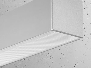 Miniaturka 17 - Srebrna lampa LED, prostokątny design, elegancki wygląd