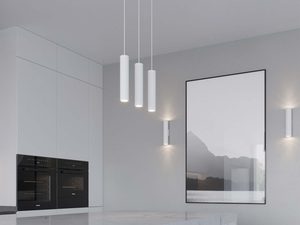 Miniaturka 12 - Kinkiet Stalowy Industrialny Biały 2 Żarówki LUMEN