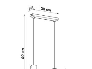 Miniaturka 13 - LUMEN 2 Lampa Wisząca Stal Biała Design Industrialny