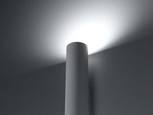 Miniaturka 3 - Kinkiet Stalowy Industrialny Biały 2 Żarówki LUMEN