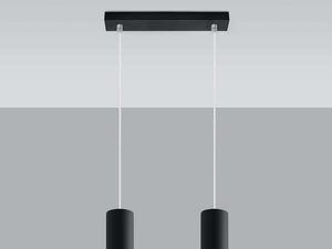 Miniaturka 5 - LUMEN 2 Lampa Wisząca Stal Biała Design Industrialny