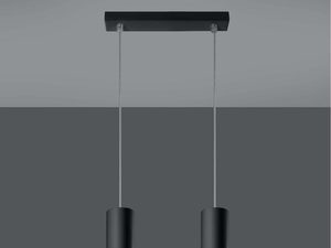 Miniaturka 6 - LUMEN 2 Lampa Wisząca Stal Biała Design Industrialny