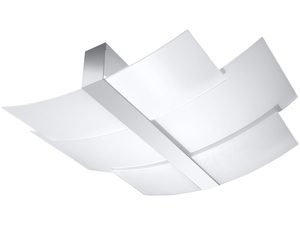 Miniaturka 7 - Minimalistyczna biała lampa LED z łagodnym światłem do salonu