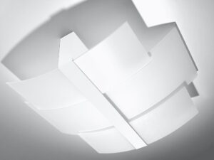 Miniaturka 1 - Plafon LED z trzema panelami krzyżującymi się, styl futurystyczny