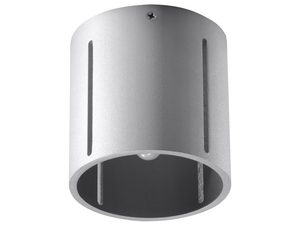 Miniaturka 14 - Srebrna lampa sufitowa w stylu loftowym