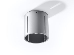 Miniaturka 15 - Nowoczesna srebrna lampa sufitowa w minimalistycznym stylu