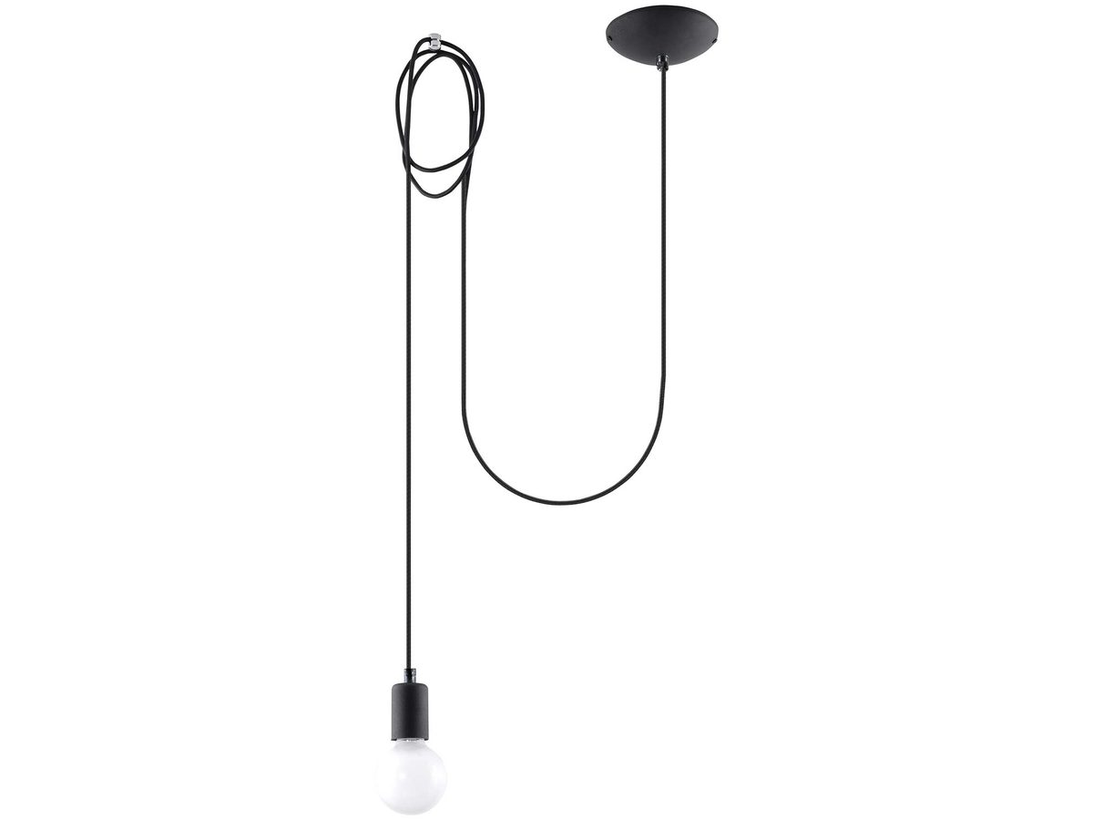 Lampa NOLAN 1 LONG Czarny Designerskie Oświetlenie