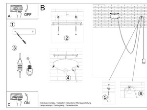 Miniaturka 7 - Instrukcja montażu długiej lampy